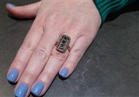 Ring Guerretta Gioielli Woman ANELLO STILE ANTICO in Yellow Gold Zaffiro GUERR155 - GUERR155